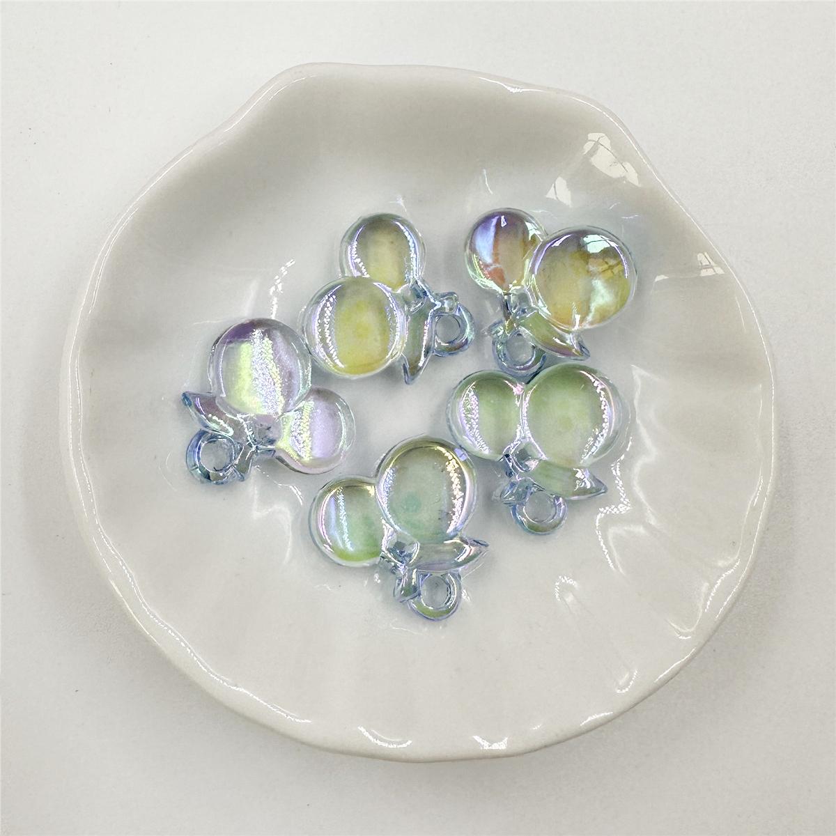 

Материал из бисера Акрил 19*18 мм Ожерелье AB Цвет Браслет 5 шт. Цепочка для мобильного телефона Модные вишневые свободные бусины Аксессуары Аксессуары синий