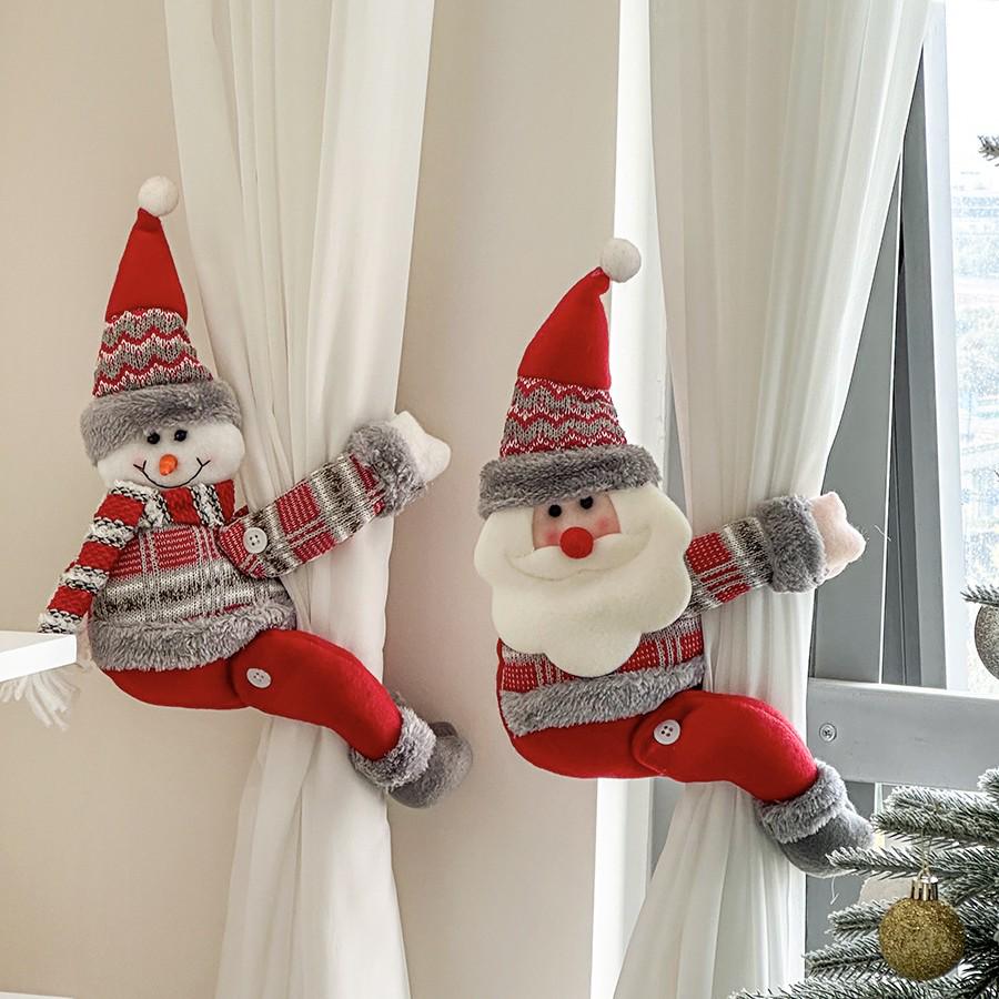 Kreative Weihnachtsmann Vorhangschnalle - Weihnachtsdekoration und Neujahrszimmer-Requisiten