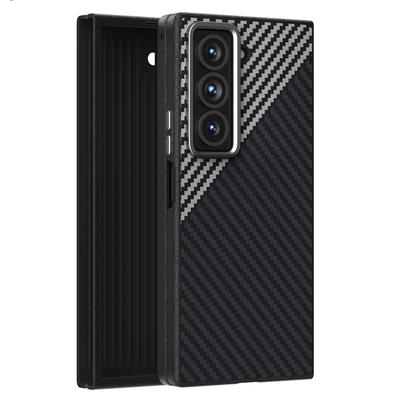 ABEEL For Samsung Galaxy Z Fold Special Case Compatible with MagSafe Carbon Fiber Texture Back Cover