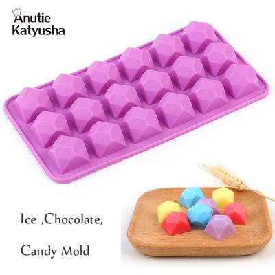 Silicone Chocolate Molds for Baking Ice Cube Make Candy Cake Pudding Bakeware Gummy Tray Decorations Cake Moulds DIY