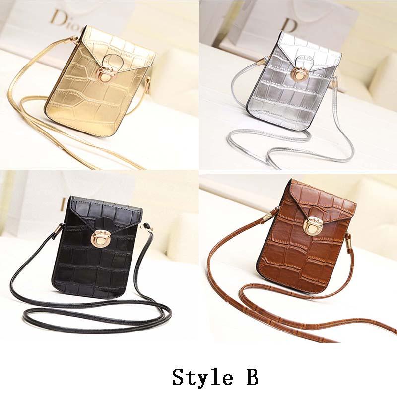 Elegante Damen Handy Geldbörse mit Tasche und zeitlosem Schultertaschen-Design