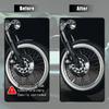 AIEX 4 Packs Spiked Aluminum Valve Stem Caps, Heavy Duty Tire Caps Dust-Proof Air-Proof Valve Stem Covers for Cars SUVs Trucks Motorcycles Bicycles