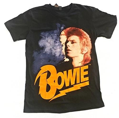 

David Bowie Orange Hair Black T-Shirt 150