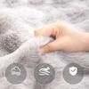 Cama para Animais de Estimação Inverno Quente Almofada de Lã Espessada Tapete para Cães Tamanho Grande Cama para Animais de Estimação Almofada de Pelúcia Macia Fundo Antiderrapante Almofada Lavável para Animais de Estimação