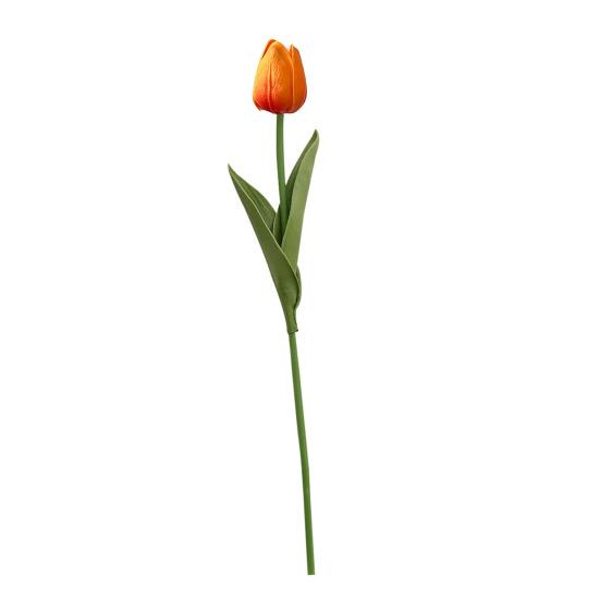 Artificial Tulip Realistic Fake Flower Branch Home Office Wedding Party Table Centerpiece Indoor Outdoor Faux Bloom Decoration