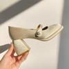Women's Retro Mary Jane High Heels - 2025 Spring Collection