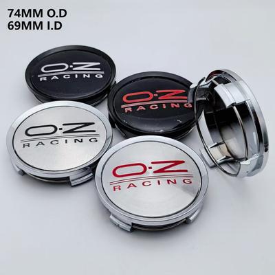4τμχ 74MM Κλιπς 69MM OZ O.Z Racing Λογότυπο Σήμα Επίσημα Καλύμματα Κέντρου Τροχού Αυτοκινήτου Ζάντες Κάλυμμα Κέντρου Ζάντας Καλύμματα Κέντρου Τροχού Κάλυμμα Σκόνης Αξεσουάρ Αυτοκινήτου