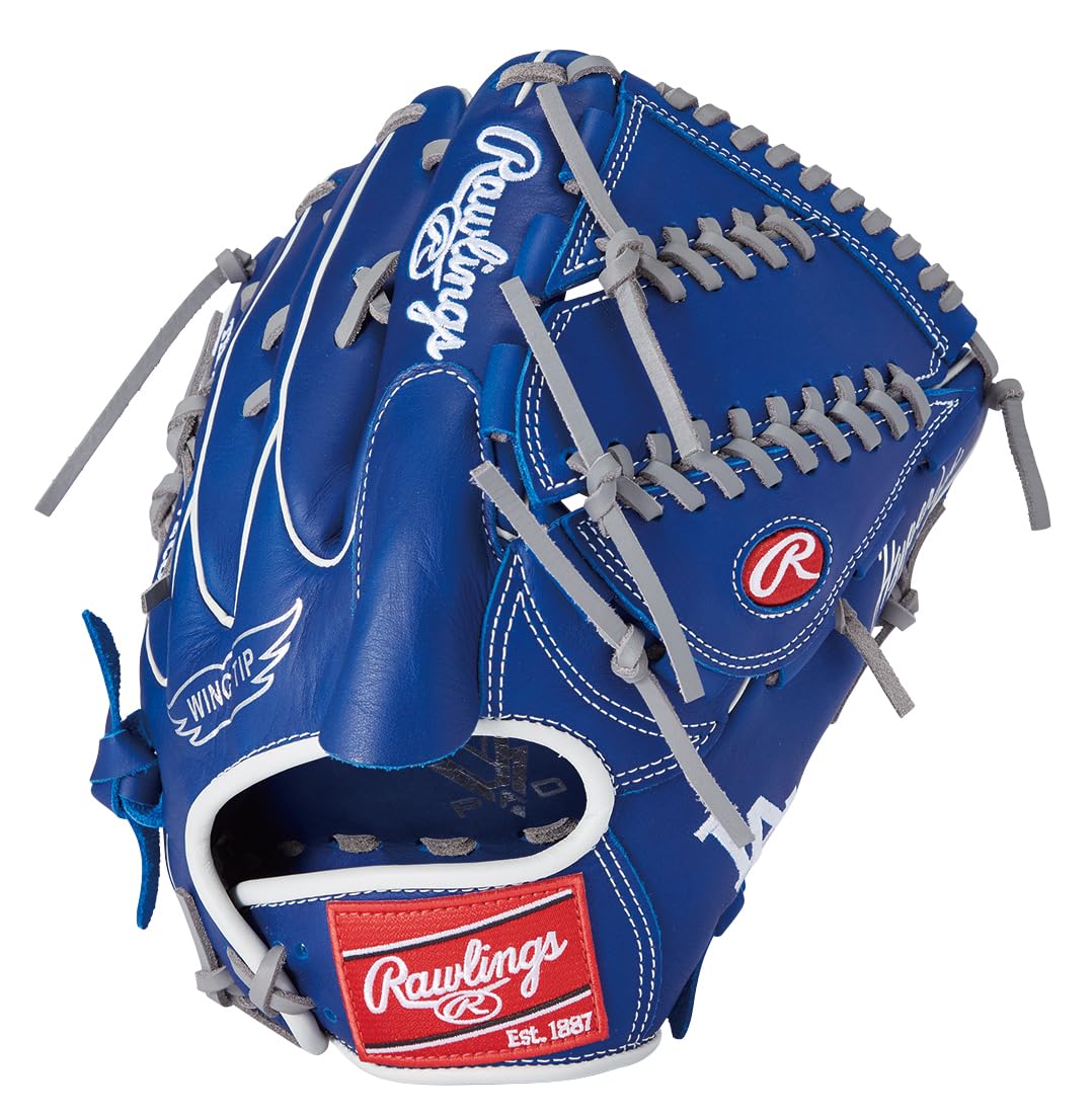 

Rawlings HYPER TECH MLB Team Glove GR5HTMA15W Dodgers Baseball Softball Size 11.75 Right-Hand Throw