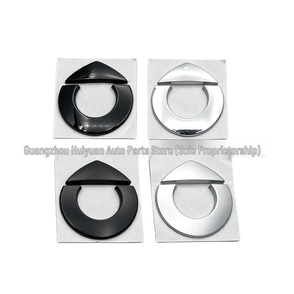 Compatible with SMART Car Metal Logo Sticker for Front, Rear, and Hood.