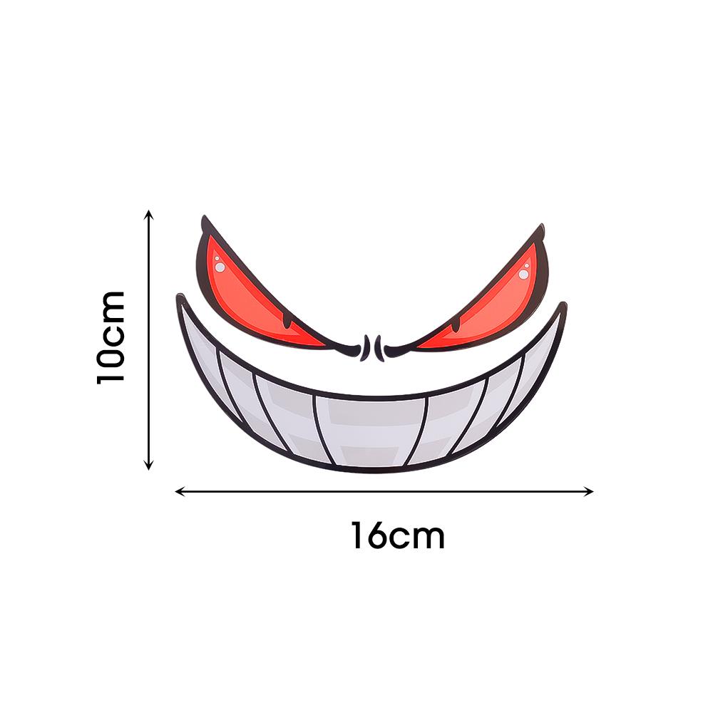 Car Devil's Eye Sticker Auto Motorcycle Body Styling Modification Demon Eyes Decal Helmet Personality DIY Decorative Stickers