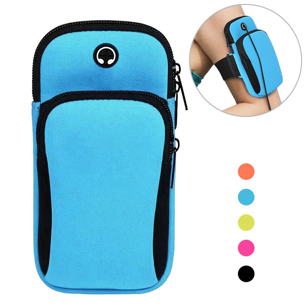 Running Armband Sports Arm Band Adjustable Running Phone Armband For - View #7