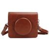 Instant Digital Camera Bag Adjustable Detachable PU Leather Vintage Camera Bag For C300R