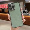 Applicable To IPhone 16 Mobile Phone Case Apple 14/15 Electroplating Full-inclusive 13promax Anti-fall Flash Powder Protective Case Ins