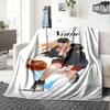 Basketball Player Home Customized Blankets Soft Comfortable Portable Allseason Multipurpose Blanket For Picnic Sofa Office Bed Living Room Suitable As