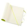 Moleskine Notebook Classic Notebook Soft Cover Plain XL Size Wide X 25cm Lemon Green QP623C2 (19cm Long)