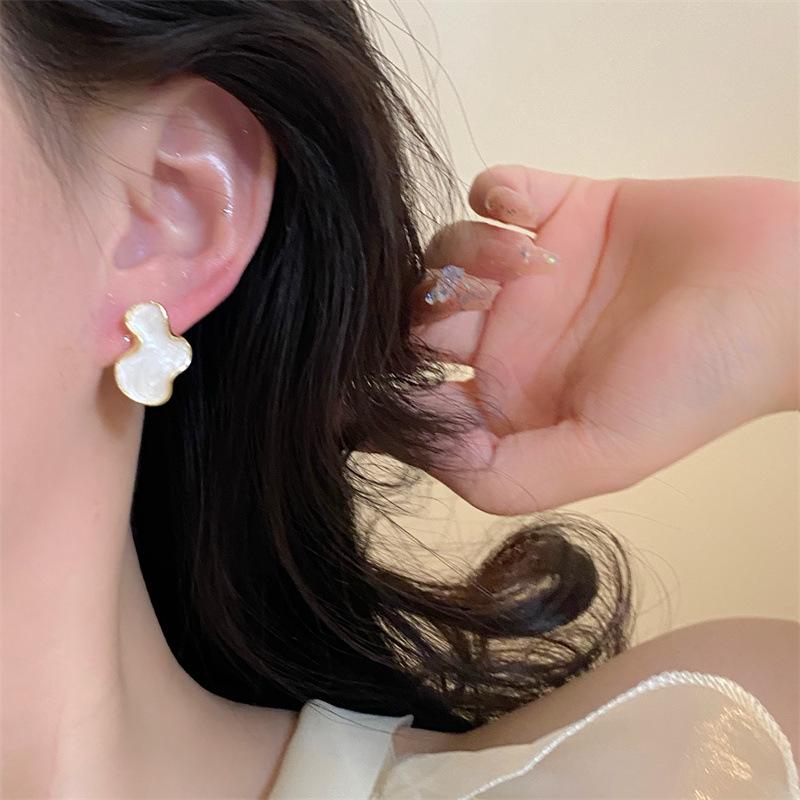 Stylish Cloud Geometric Ear Studs for Women - Trendy, Unique, and Creative Fashion Earrings