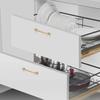 Okali Nordic Gold Handle for Cabinets and Wardrobes