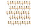 Wooden for Bulletin and Other Office 50 Pieces Included with Storage Thumbtacks, Stylish, Inconspicuous, No-mark, Calendars, Decoration, Fixing,