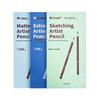 14b Matte Charcoal Sketching Pencils Set for Students & Professionals