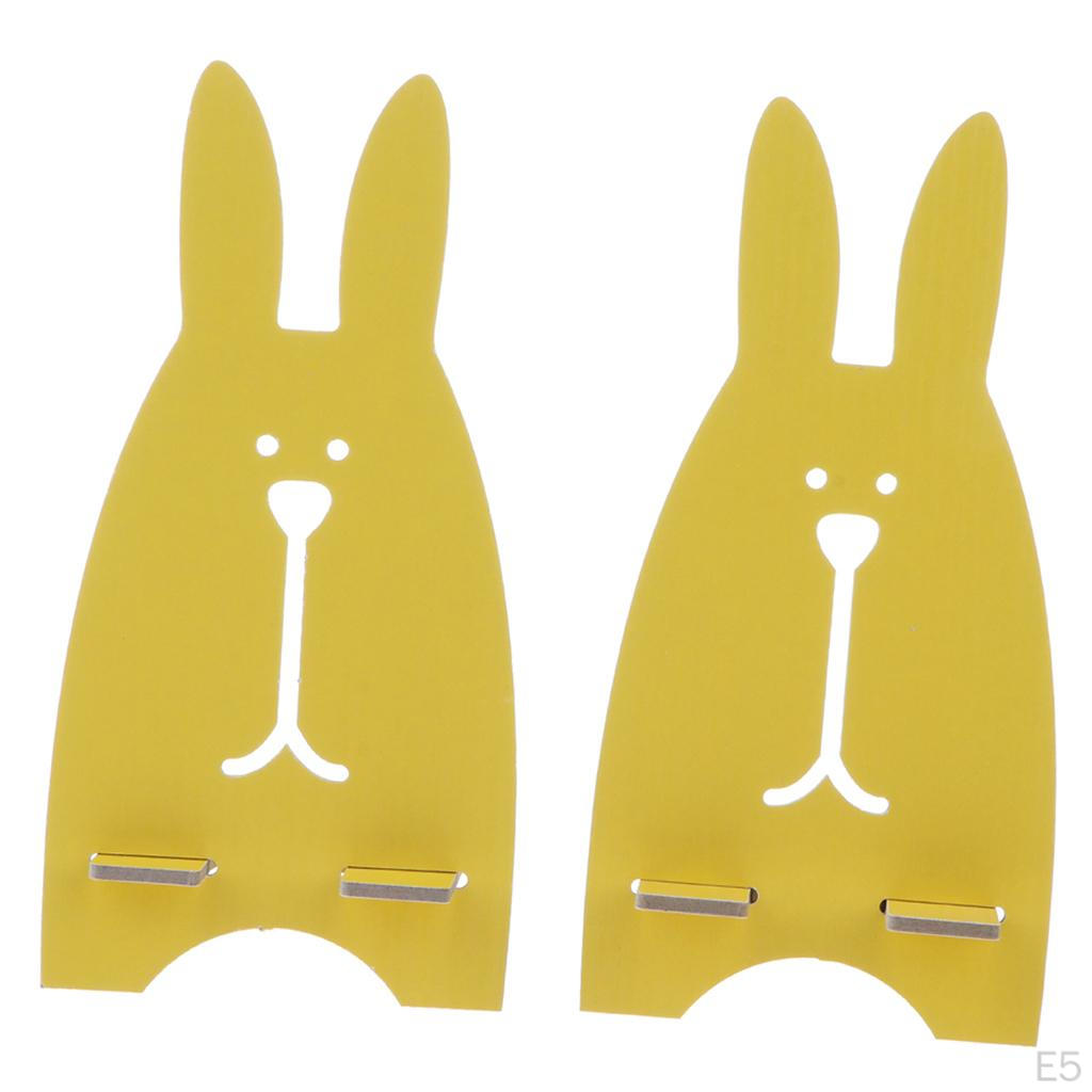 Cute Rabbit Wooden Phone Stand Mount Desk Holder For