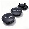 4pcs W Work Emotion Logo Emblem Badge Car Wheel Center Caps 68MM 63MM Wheels Hub Cap Rim Hubcaps Cover Replace Car Accessories
