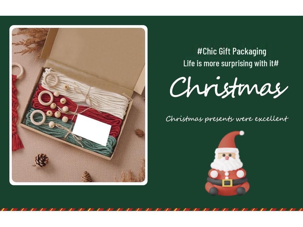 Julgranstapetseringskit: Gör-det-själv Handgjort Hängande Väggdekoration & Prydnad Set