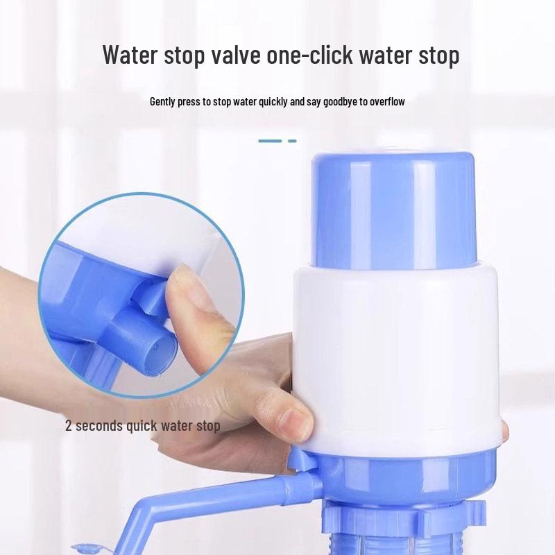 Hand-Press Bottled Water Pump Dispenser for Household Use