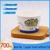 700ml Thickened Disposable Paper Bowls, 100 Count