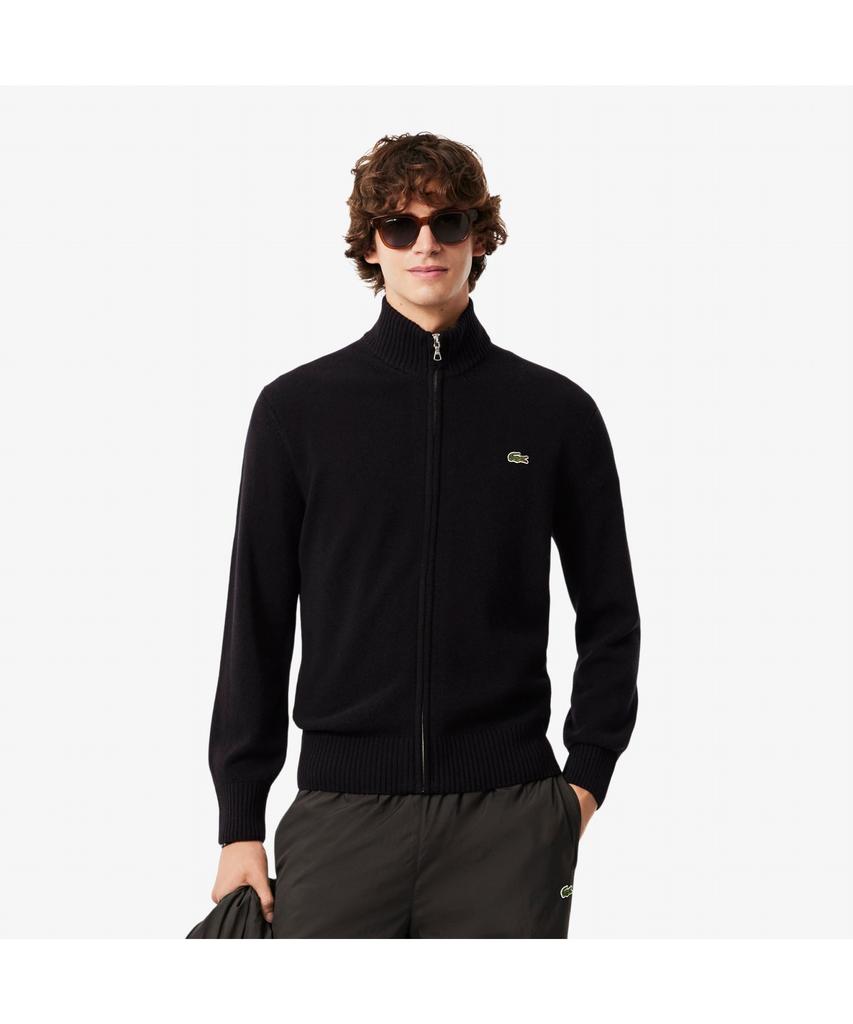 Lacoste Men'S Wheat Wool Full-Zip Cardigan Ah5181-55N 031