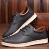 Fashion Men's Loafers Fashion PU Leather Casual Shoe Light Comfort Flats Lace Up Oxfords Driving Shoes for Men Sneaker Zapatillas Hombre