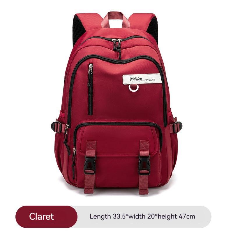 Junior High School School Bag New Mori Large Capacity Load Reduction Ins Backpack High School Appearance Level Backpack
