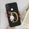 Case For Xiaomi Mi A2 A 2 Lite A1 A 1 MiA2 MiA1 Cute Letters TPU Silicone Bumper Soft Back Cover for Xiaomi Mi 5X 6X Phone Case