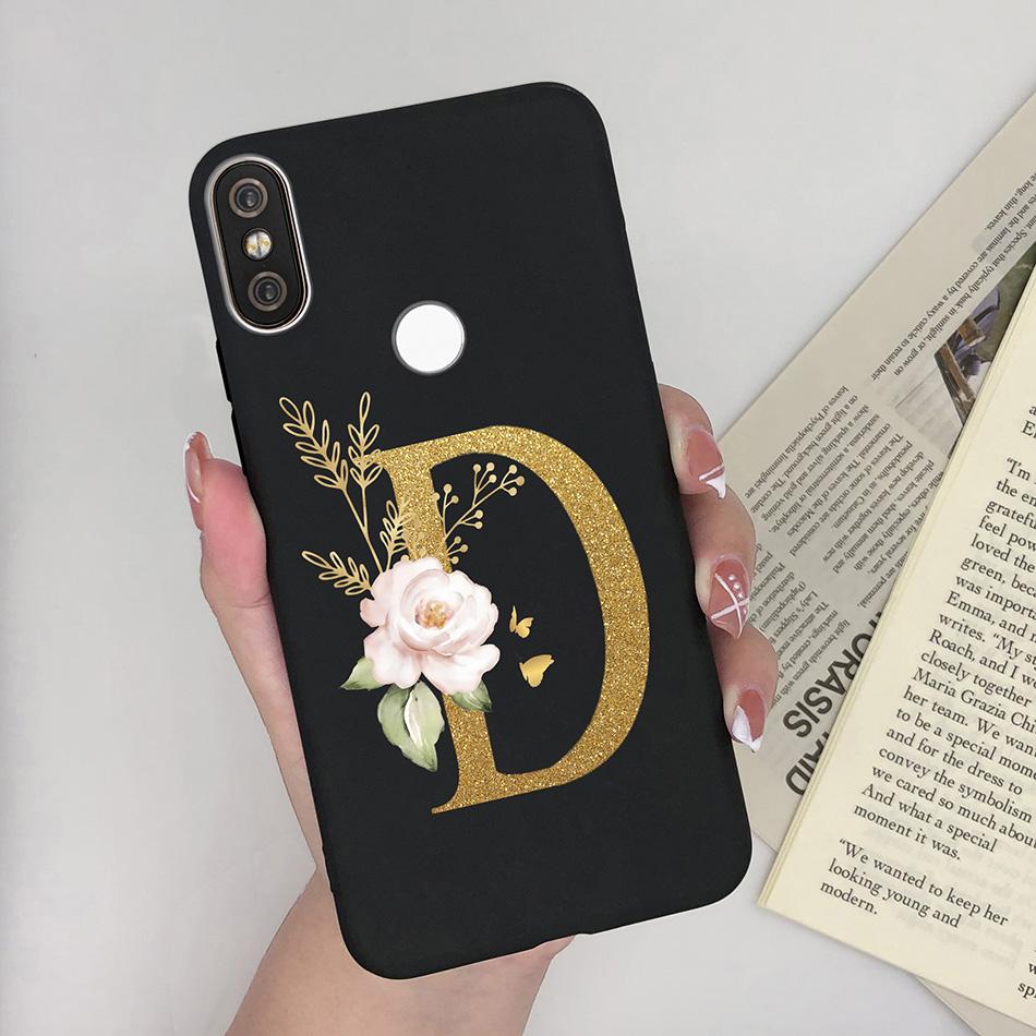 Case For Xiaomi Mi A2 A 2 Lite A1 A 1 MiA2 MiA1 Cute Letters TPU Silicone Bumper Soft Back Cover for Xiaomi Mi 5X 6X Phone Case