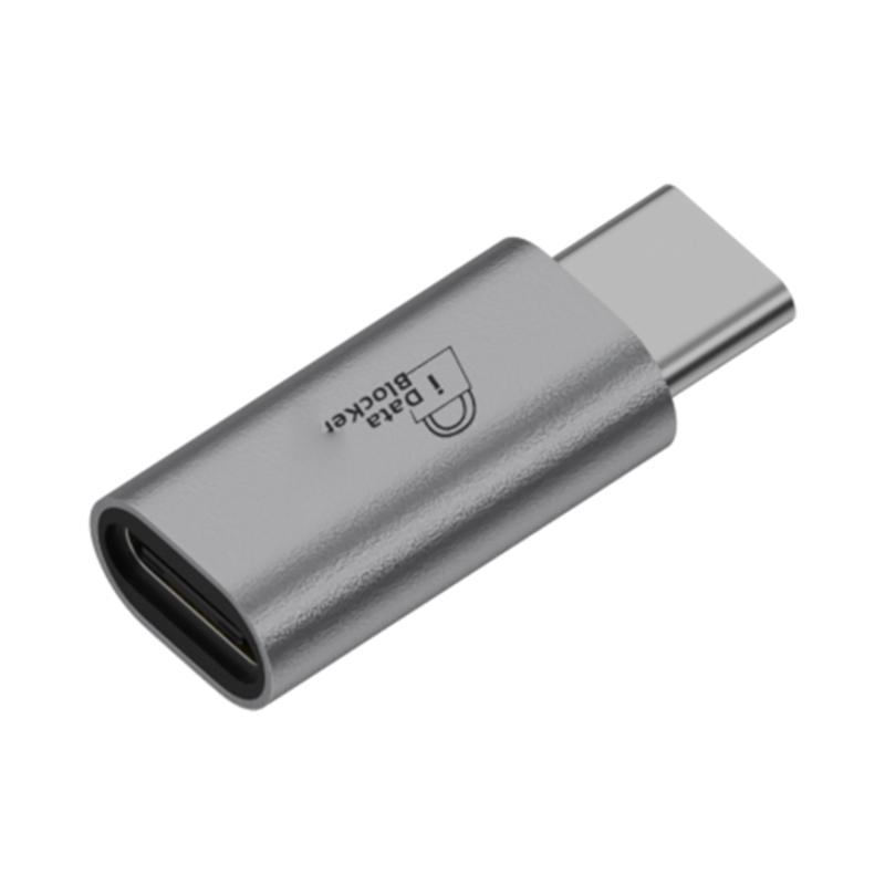 

Portable USB Type C Data Blocking Charging Prevents Hacking Aluminum Housing Universal Compatibility for Phones Devices