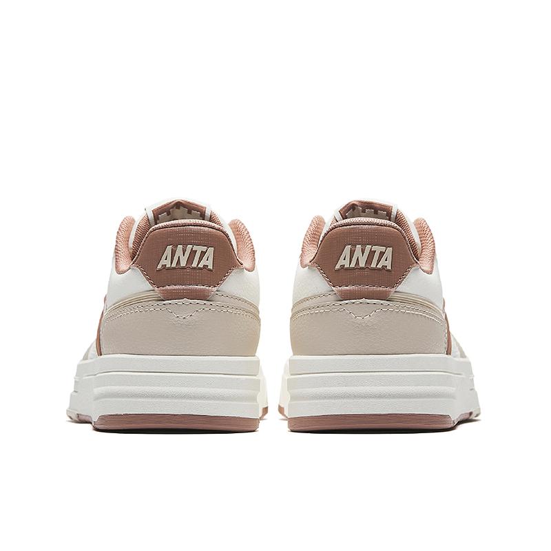 Anta Street Wan LT3 Comfortable Simple Non-Slip Wear-Resistant Low-Top Skate Shoes Women Sneaker Brown 122538051-9