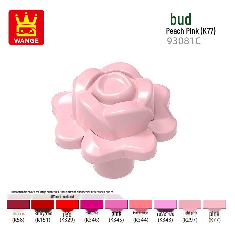 Wange Compatible Building Blocks: Assembly Parts & Flower Accessories Splicing Toys 100g