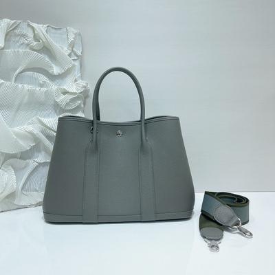 2026 Spring New Women's Bag 30cm36cm Genuine Leather First Layer Cowhide Small Mini Garden Bag Portable Messenger Bag