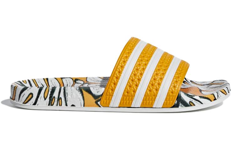 Adilette The Farm Company X Adilette Wmns Adidas Originals Slides 'Tropical Print' Women's D96682