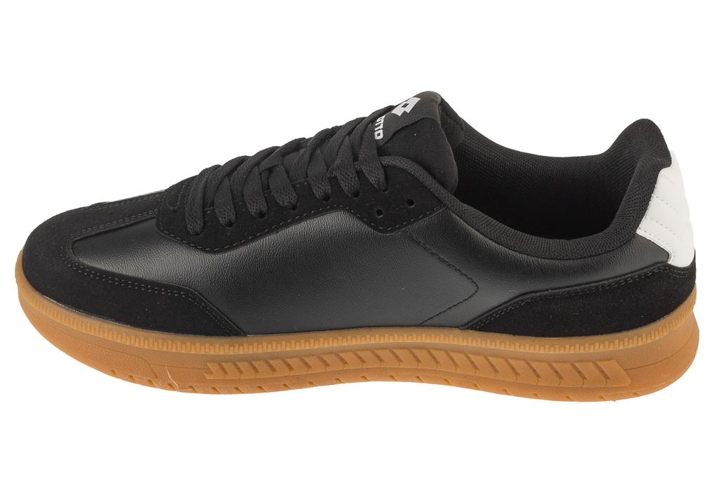 Lotto Makera, Unisex Black Indoor Football Trainers