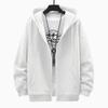 US-Größe Zip Up Hoodies Herbst Kapuzenpullover Herren Kapuzenpullover Strickjacke Einfarbig Klassische Jacke Herren Mantel Herrenbekleidung