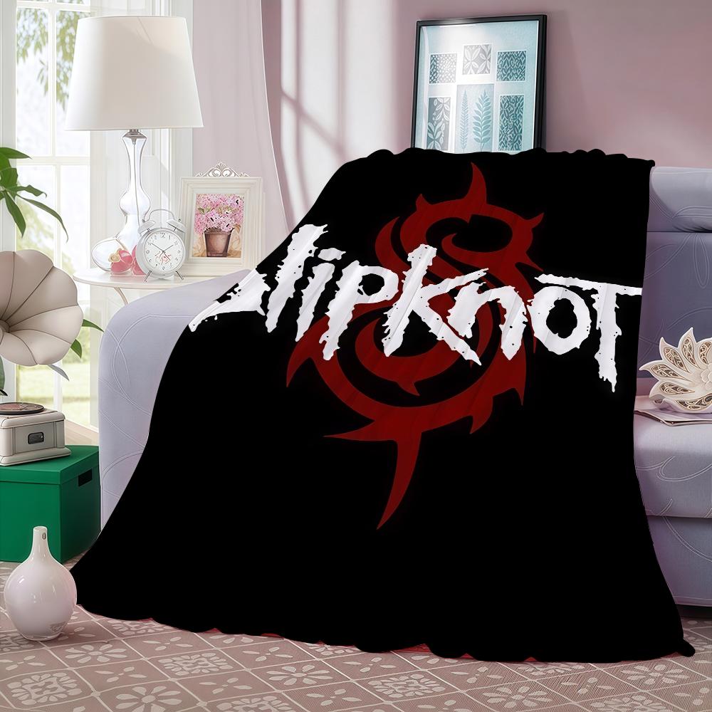 Hot rock band S Slip k knot Blanket For Sofa Office Bed Plane Travel Sleep Read Relax Camping Soft And Warm