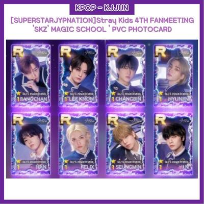 [SUPERSTARJYPNATION]Stray Kids 4TH FANMEETING 'SKZ' MAGIC SCHOOL ' PVC PHOTOCARD