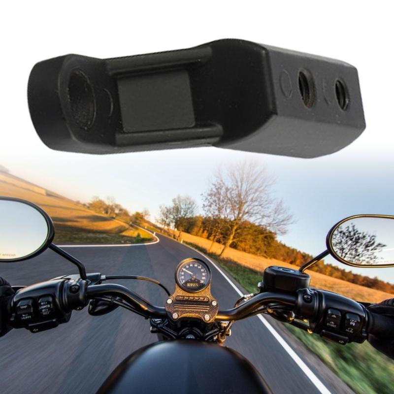 Adjustable Bike Phone Holder Support Extension Rod Aluminum Construction Universal Quick Tool Less Setups Anti Slip Grip