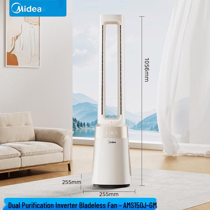 Midea Dual Purification Bladeless Tower Fan