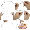 11Inch Cake Turntable Set Icing Smoother Cake Leveler DIY Cake Stand Cream Spatula Decorating Tools Rotary Table Pastry Supplies