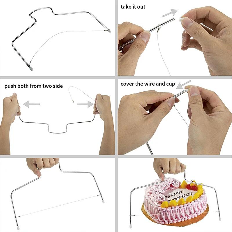 11Inch Cake Turntable Set Icing Smoother Cake Leveler DIY Cake Stand Cream Spatula Decorating Tools Rotary Table Pastry Supplies