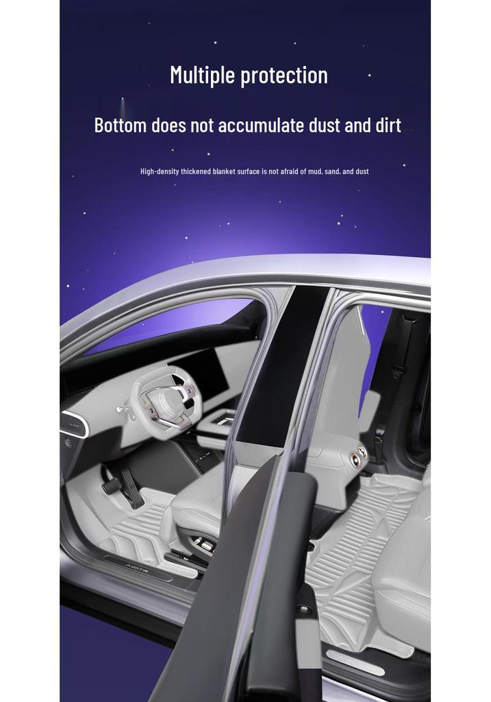 Eco-Friendly Waterproof & Dustproof Floor Mats for Zhijing L7 - Double-Layer Car Interior Accessory
