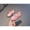 Spring New Low-Top Mary Jane Shoes for Kids, New British Style Lace-Up Flats, Student Black Leather Shoes