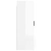 Wall Mounted TV Cabinet High Gloss White 40 X 34.5 X 100 Cm