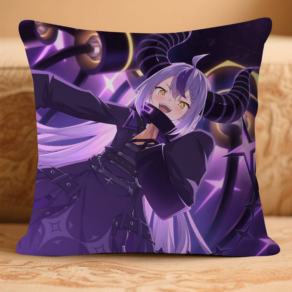 Hololive L-a D-Darknesss Pillow Case Removable Washable Cushion Cover – All-Season Soft Linen